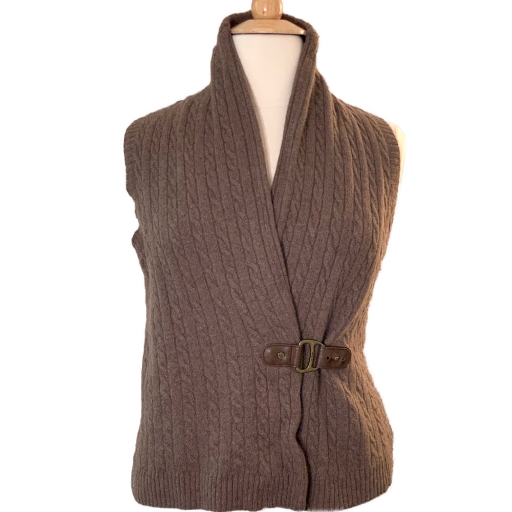 Lauren by Ralph Lauren Wool & Rabbit Vest